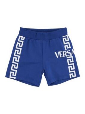 Versace AUTHENTIC Royal Blue Logo Cotton Shorts size 12-18 months